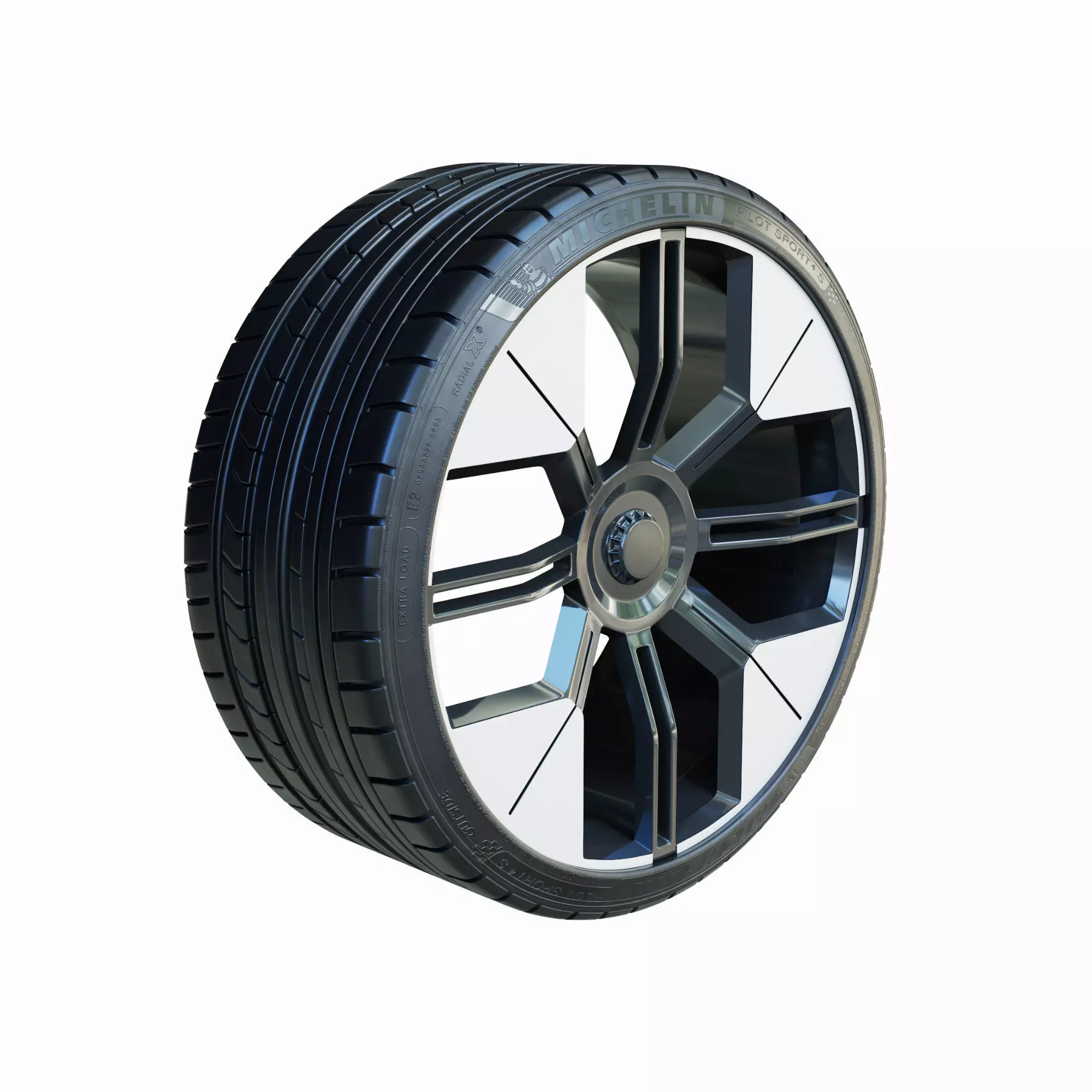 Polestar O2 wheel 3D model