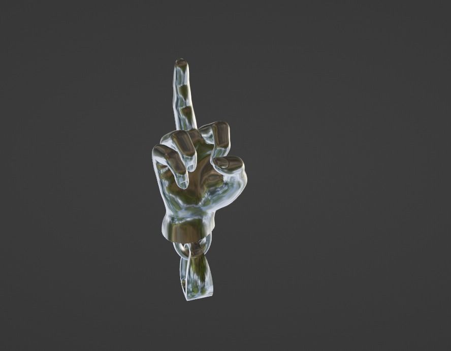 hand pedant 3D print model_2