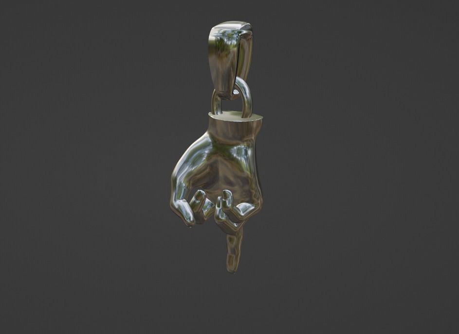 hand pedant 3D print model_1