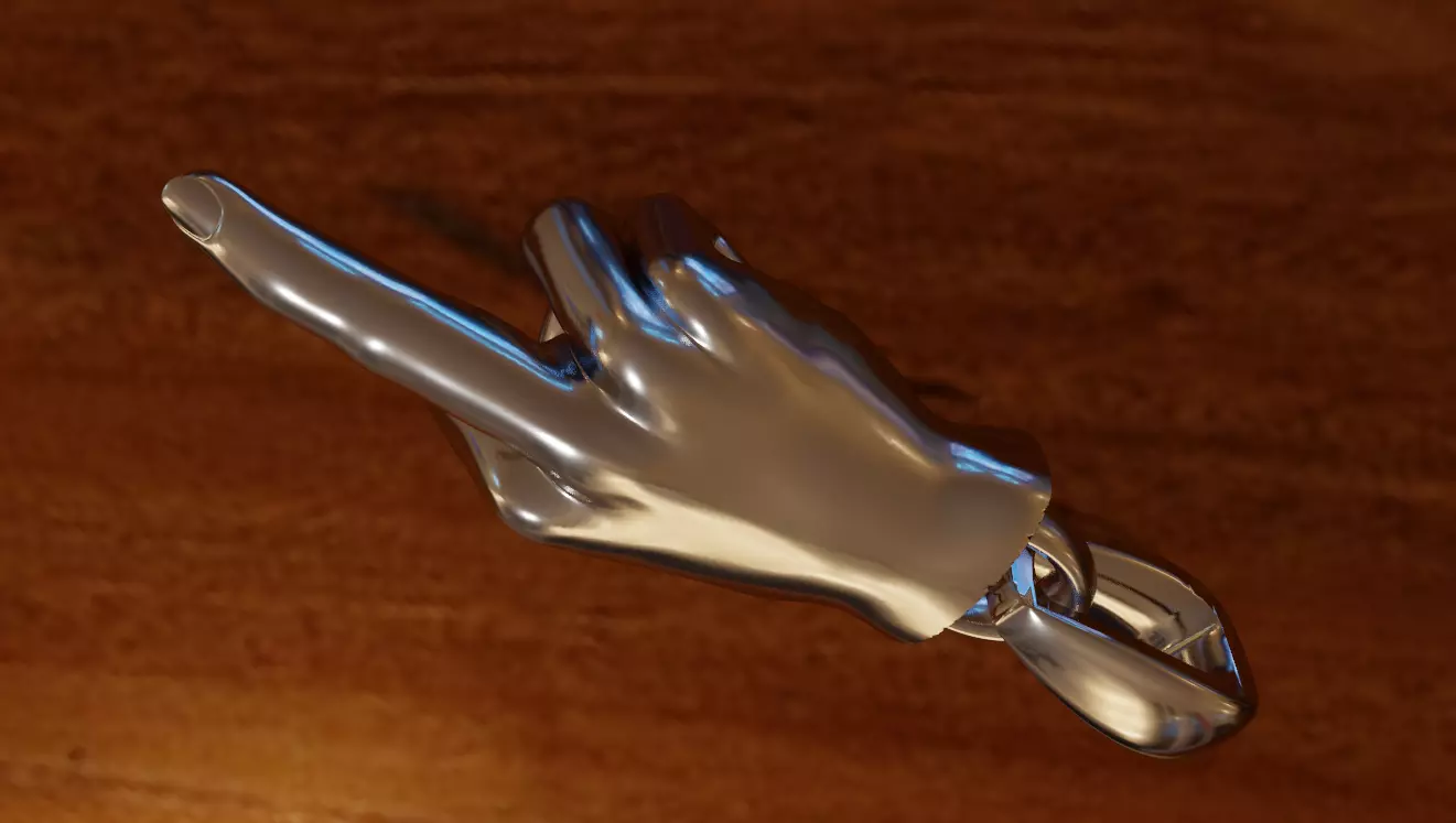 hand pedant 3D print model_0