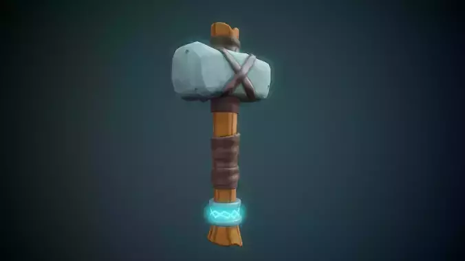 Stylized Hammer - Tutorial Included