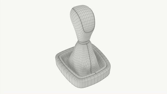 Six speed manual shift 3D model 7