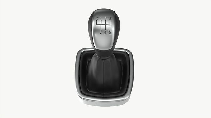 Six speed manual shift 3D model 3