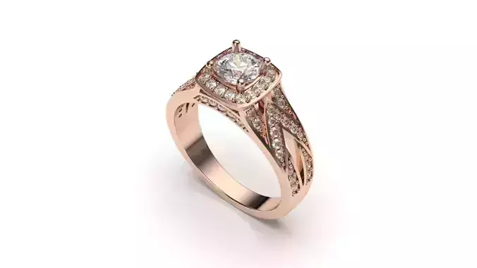 solitaire with ring sizes  8 part S20