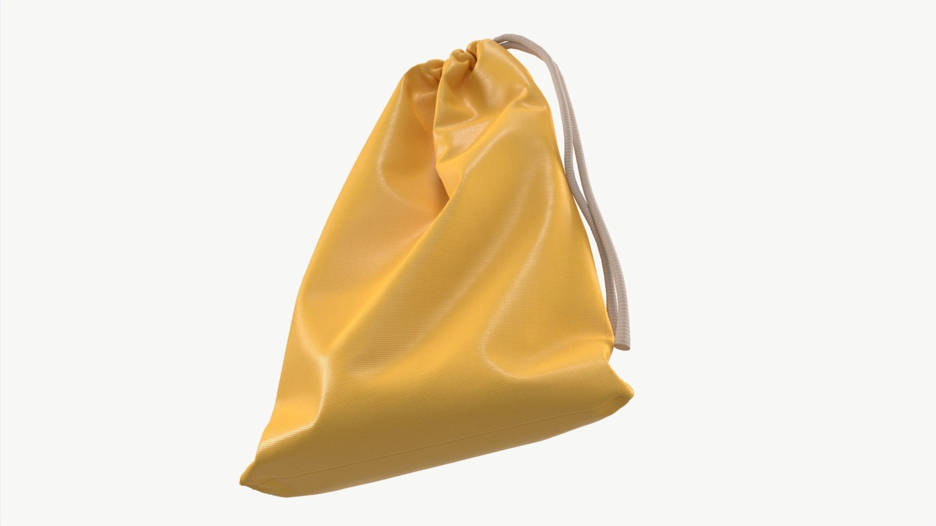 Soft bag filled in mockup 3D model_3