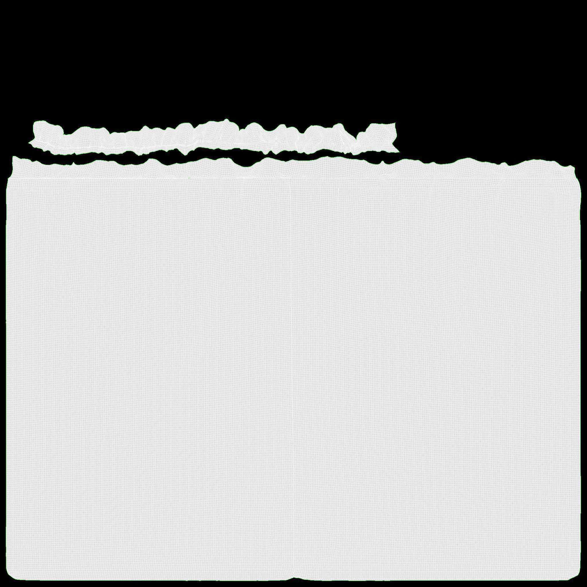 Soft bag filled in mockup 3D model_7