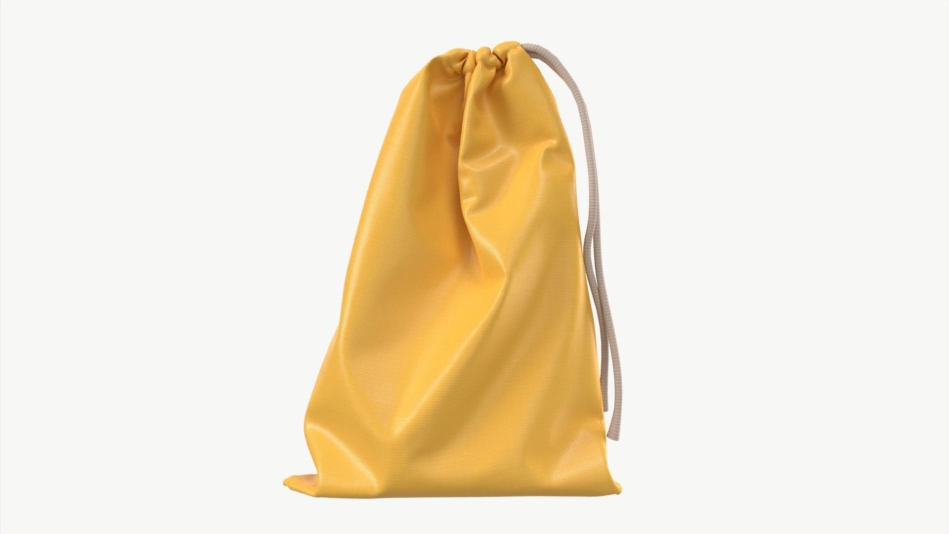Soft bag filled in mockup 3D model_1