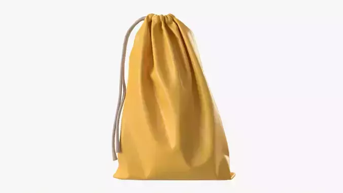 Soft bag filled in mockup