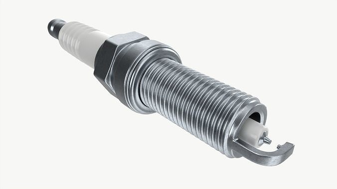 Spark plug 3D model 3