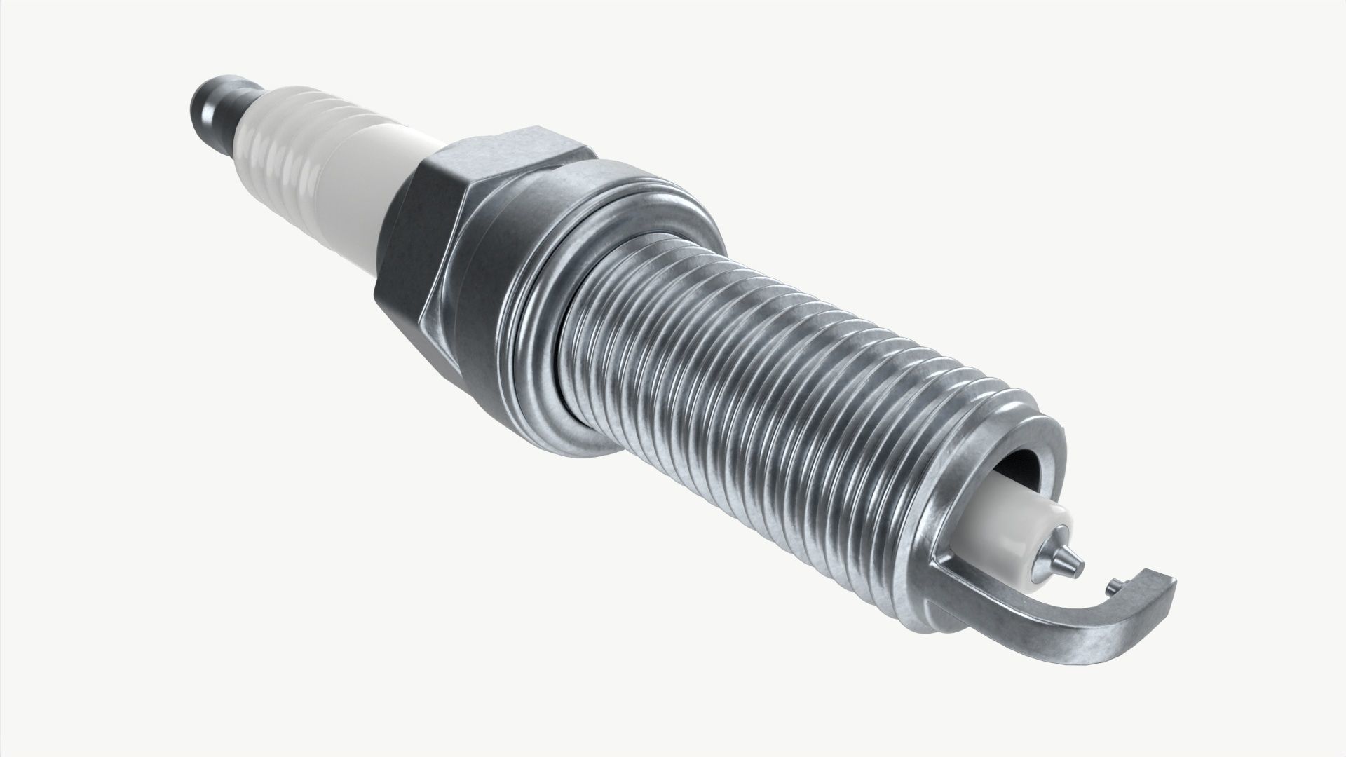Spark plug 3D model_2