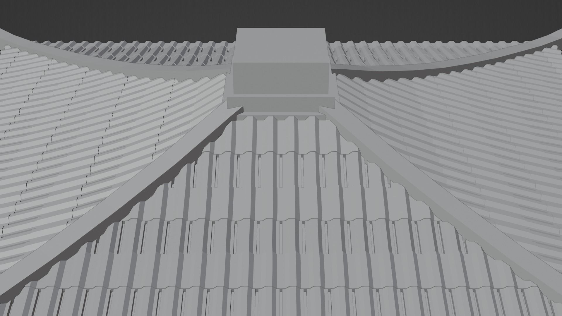 Chinese Two Floors Siheyuan 3D model_23