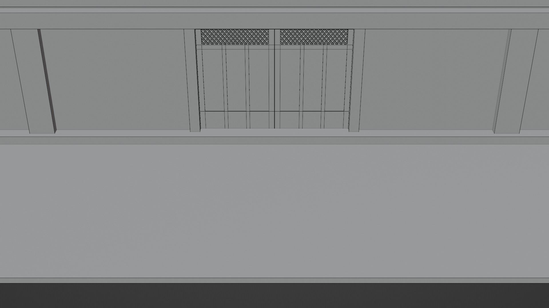 Chinese Two Floors Siheyuan 3D model_27
