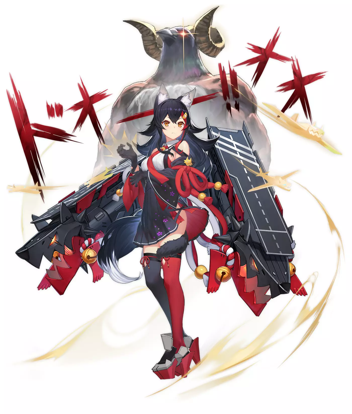 Azur Lane Ookami Mio Low-poly 3D model