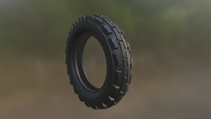 tractor front tire 3D model