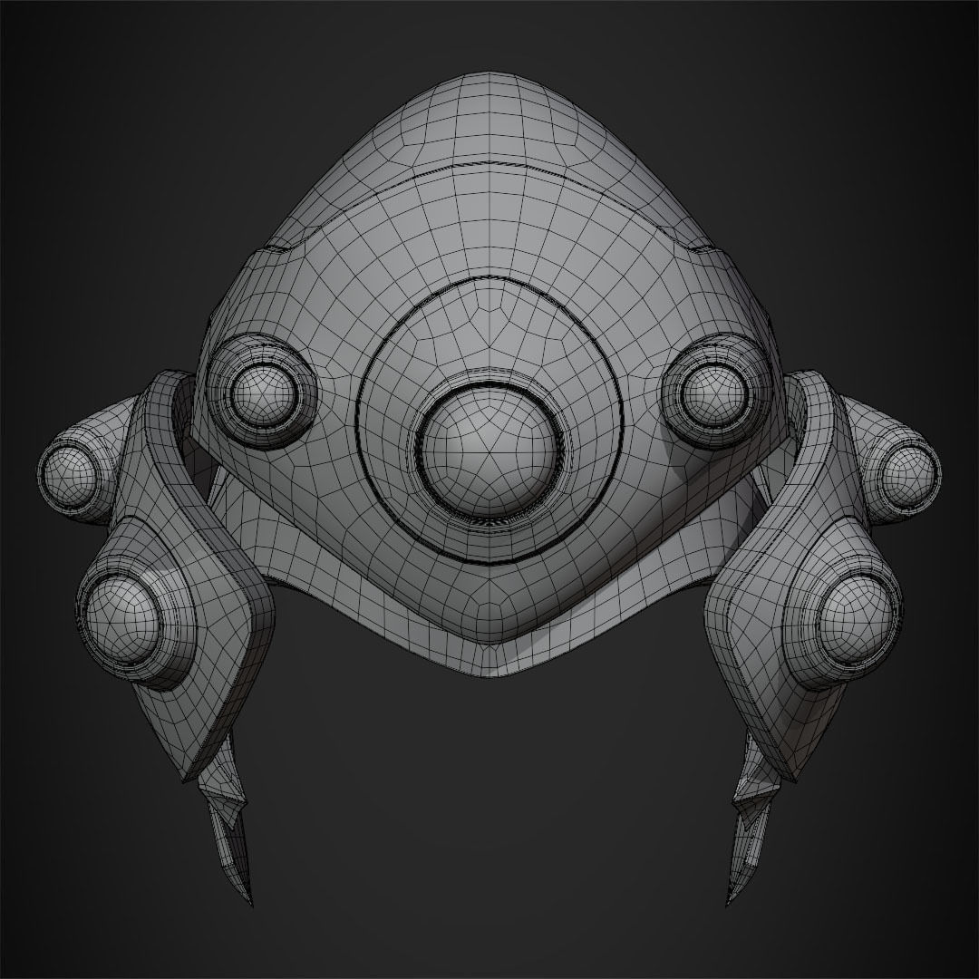 Widowmaker Helmet for Cosplay 3D print model_13