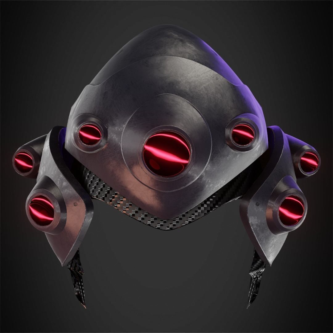 Widowmaker Helmet for Cosplay 3D print model_3