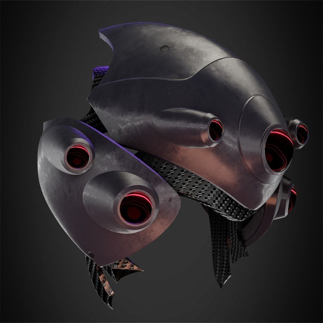 Widowmaker Helmet for Cosplay 3D print model_8