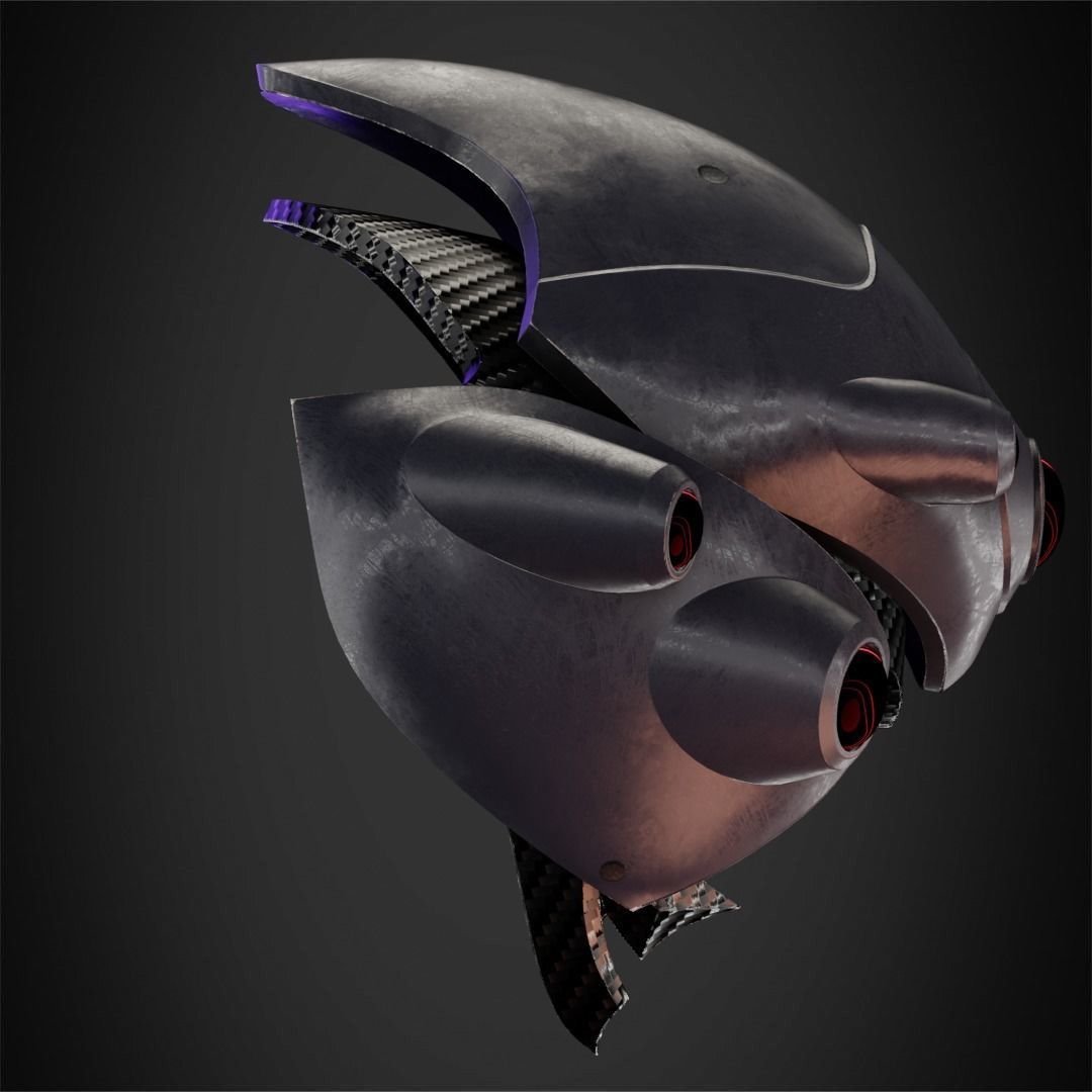 Widowmaker Helmet for Cosplay 3D print model_4