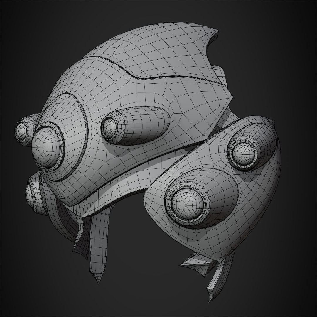 Widowmaker Helmet for Cosplay 3D print model_14