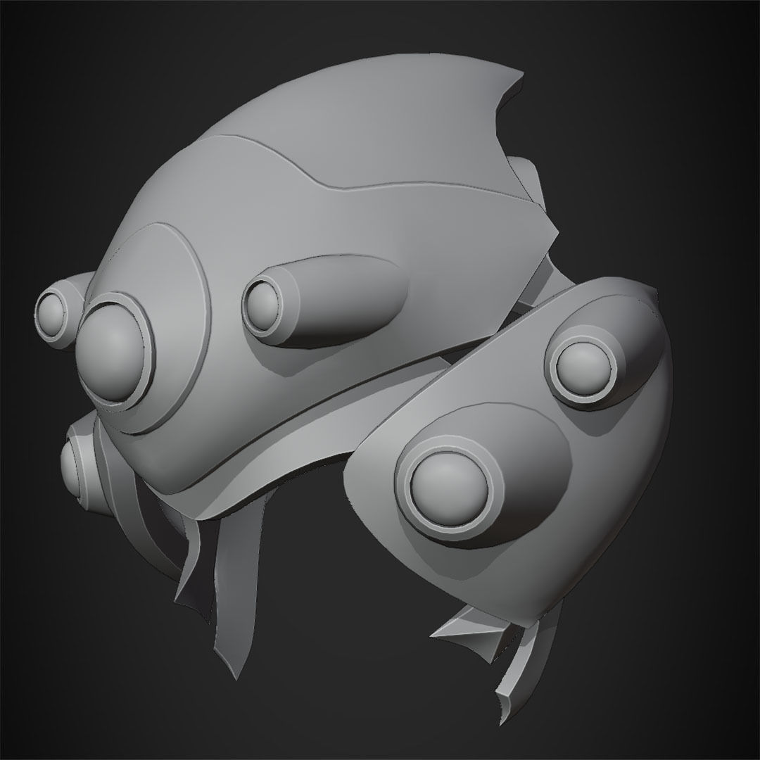Widowmaker Helmet for Cosplay 3D print model_11