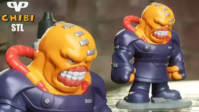 Nemesis Chibi STL for 3D Printing ChibiSTL 3DXM 3D print model