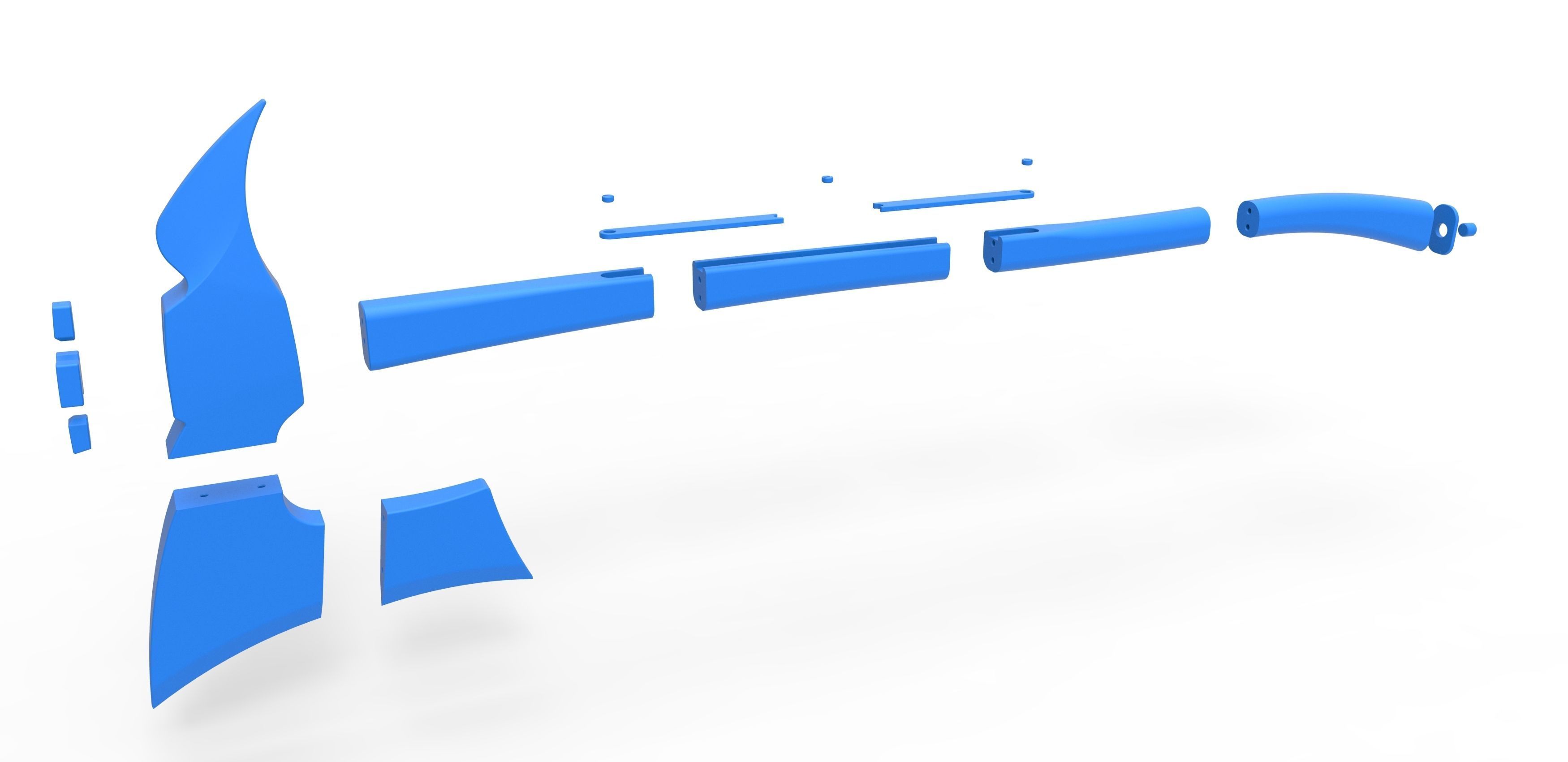 Axe of Fjall from The Witcher Blood Origin TV series 3D print model_26