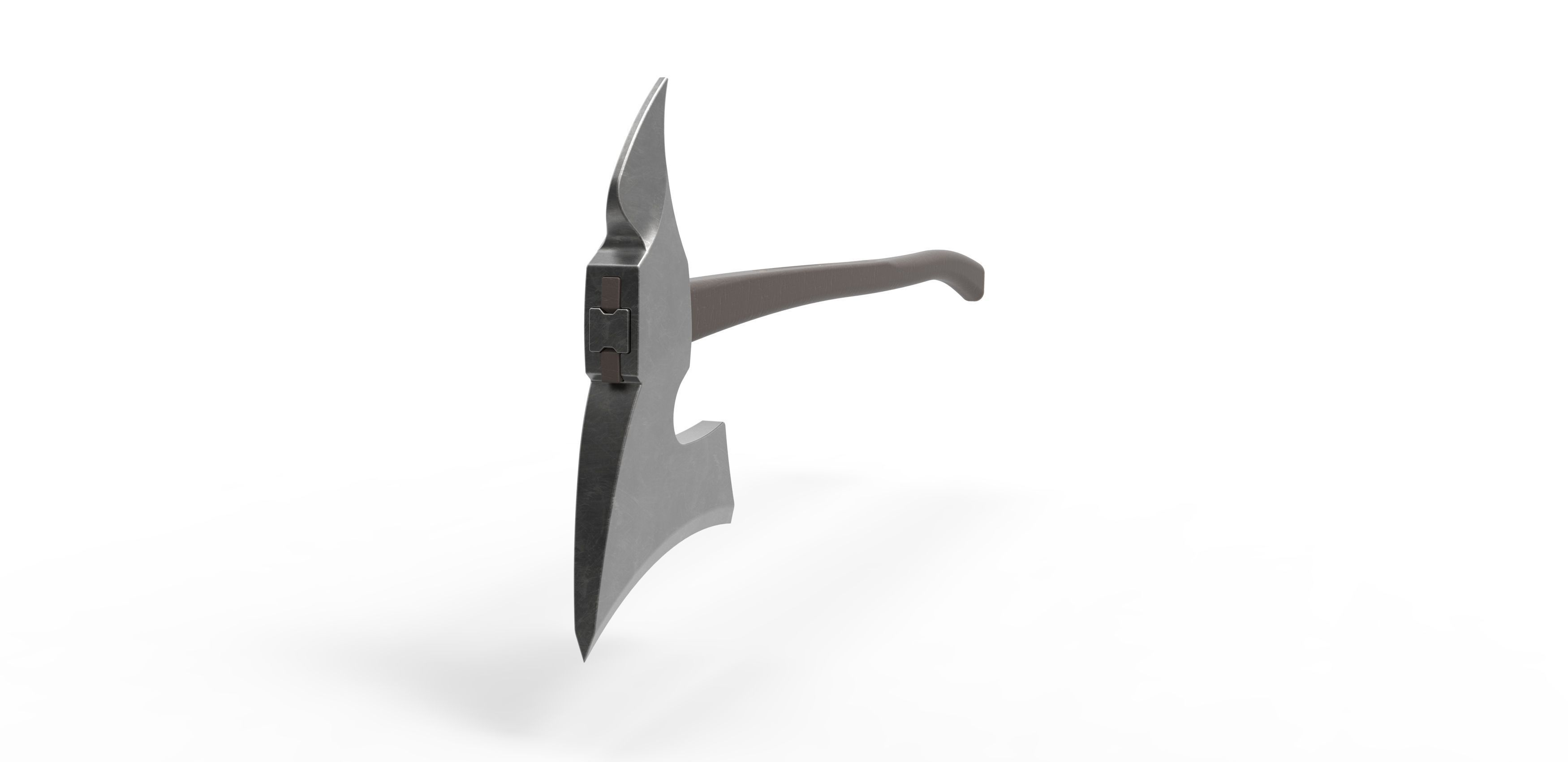 Axe of Fjall from The Witcher Blood Origin TV series 3D print model_3