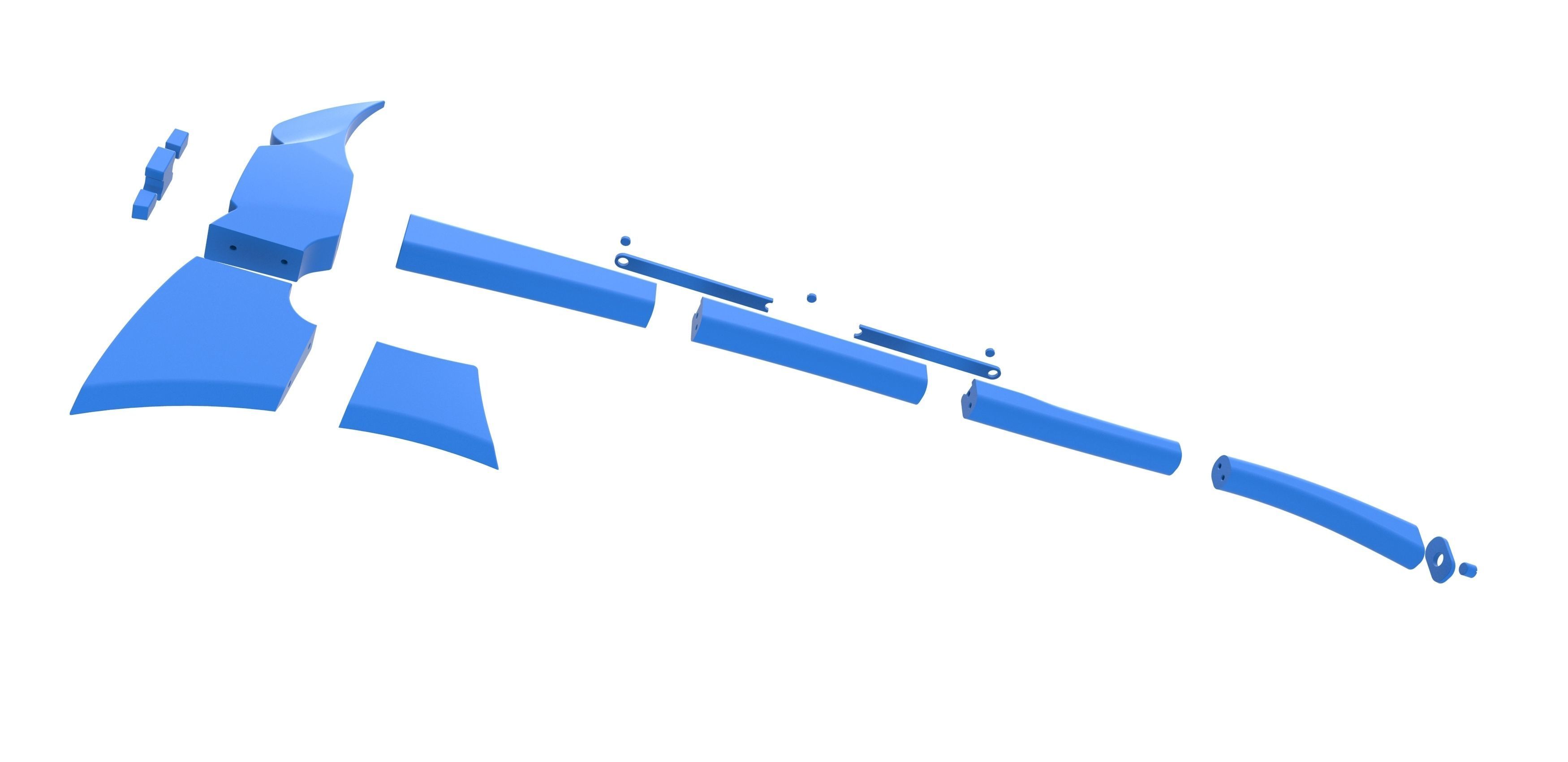 Axe of Fjall from The Witcher Blood Origin TV series 3D print model_28