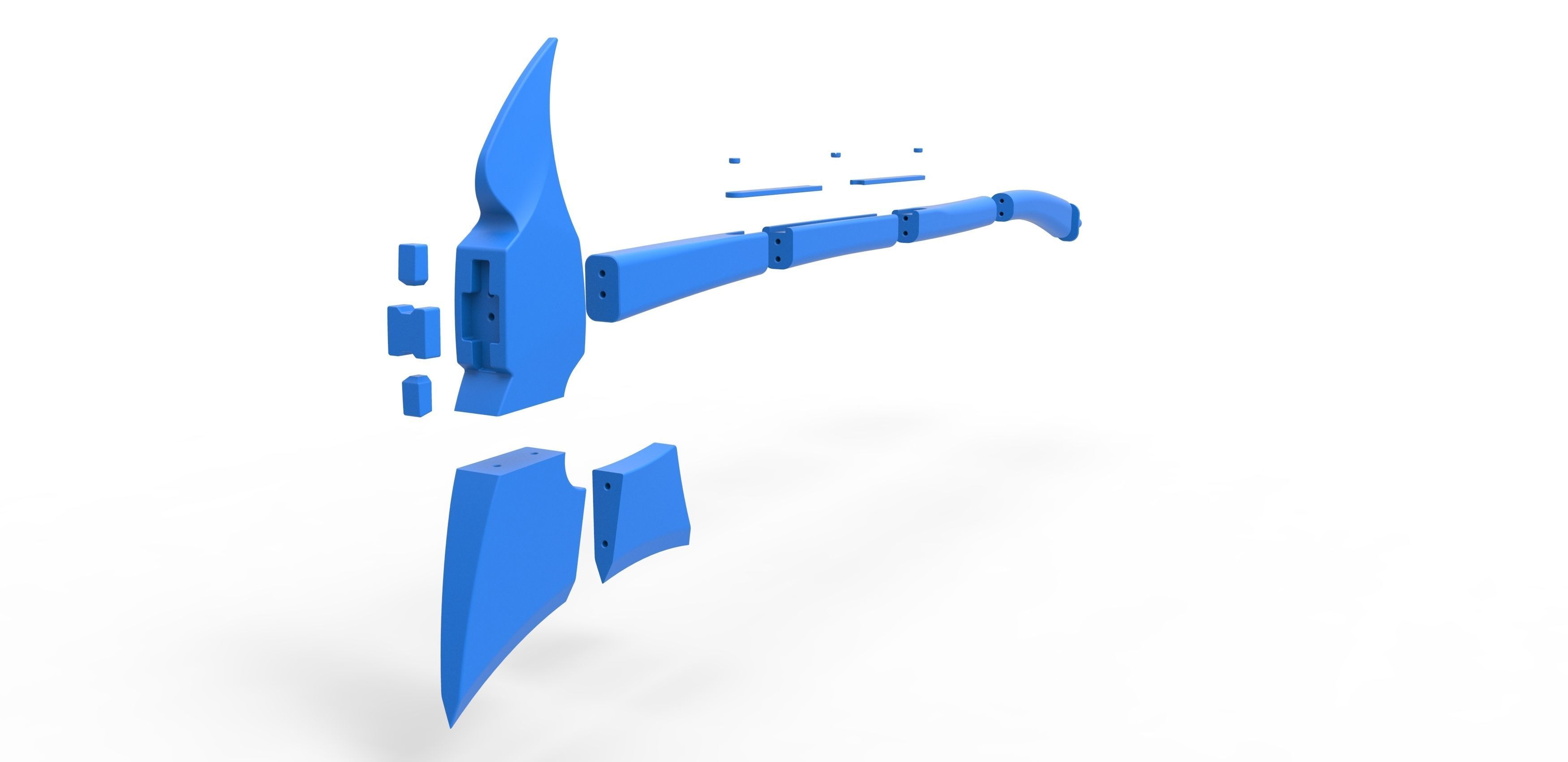 Axe of Fjall from The Witcher Blood Origin TV series 3D print model_29