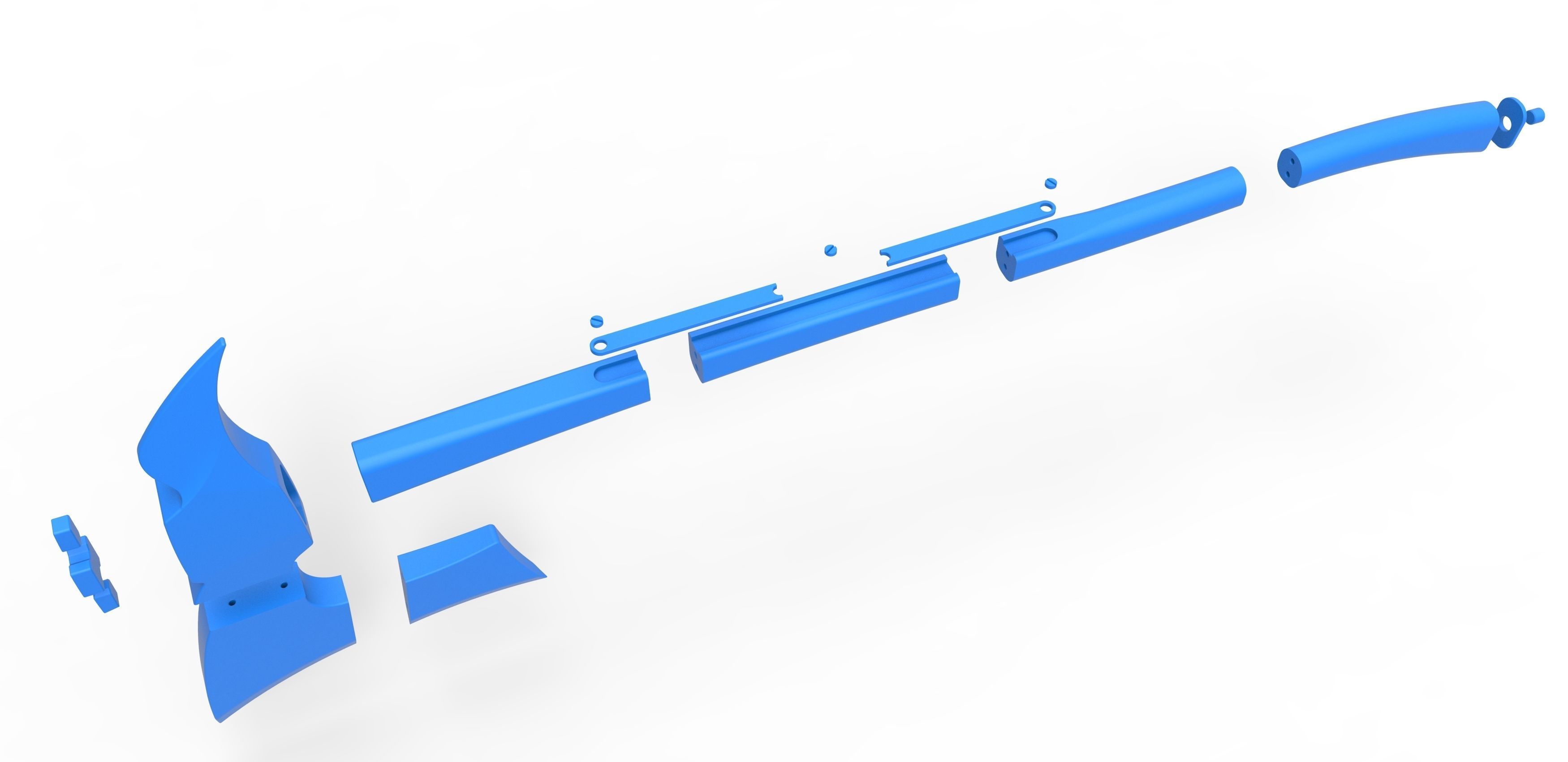 Axe of Fjall from The Witcher Blood Origin TV series 3D print model_27