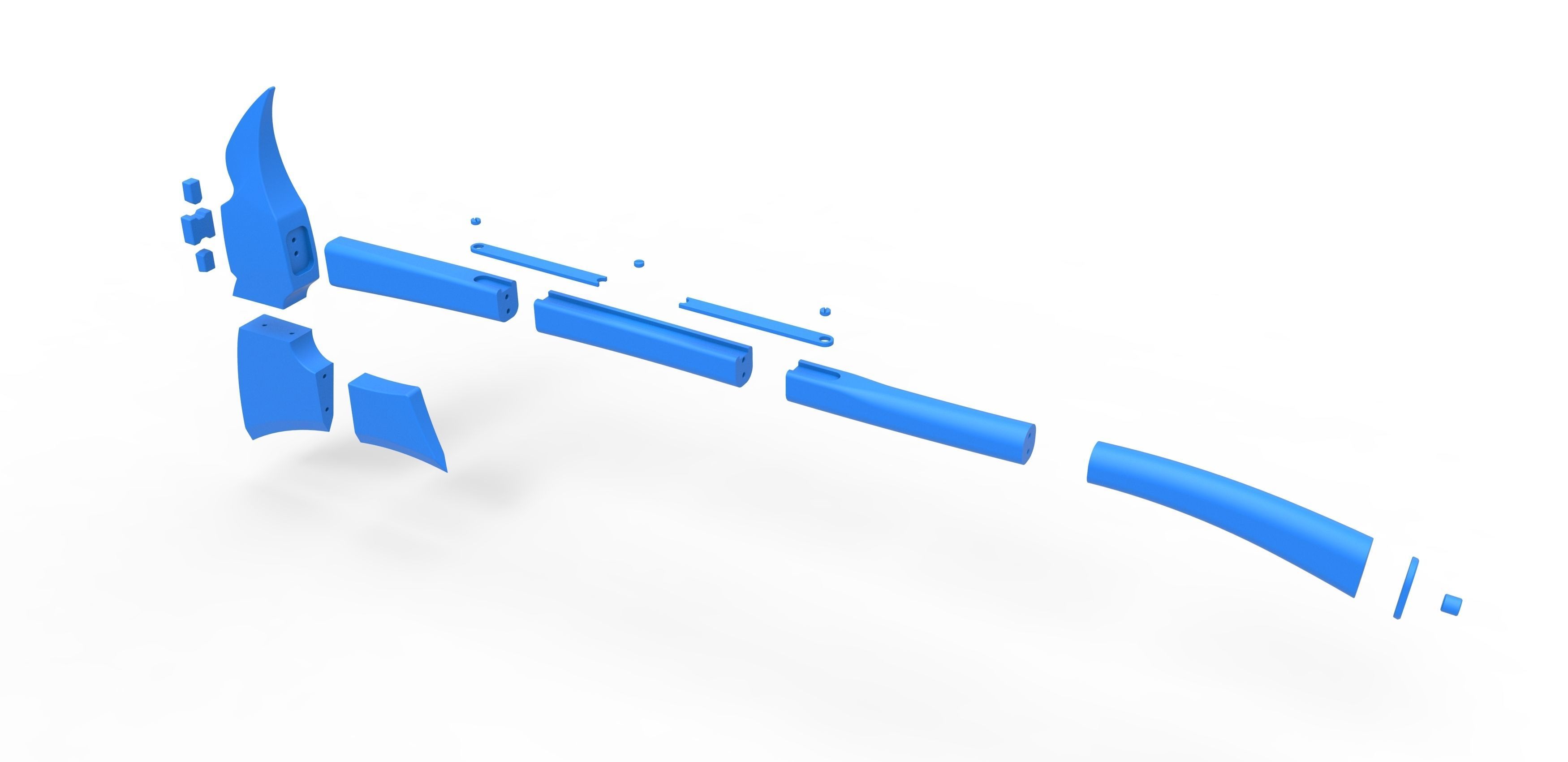 Axe of Fjall from The Witcher Blood Origin TV series 3D print model_32