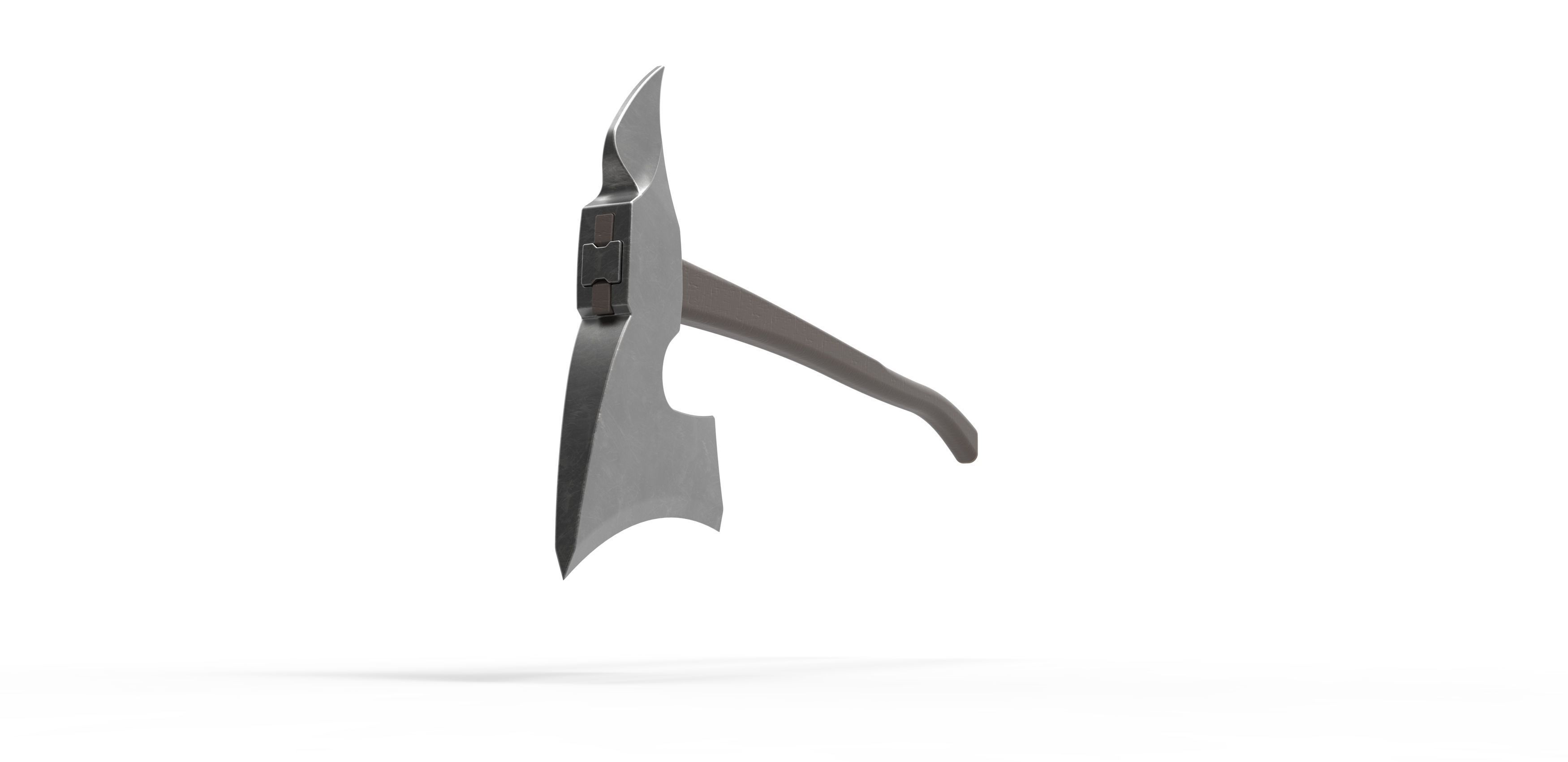 Axe of Fjall from The Witcher Blood Origin TV series 3D print model_4