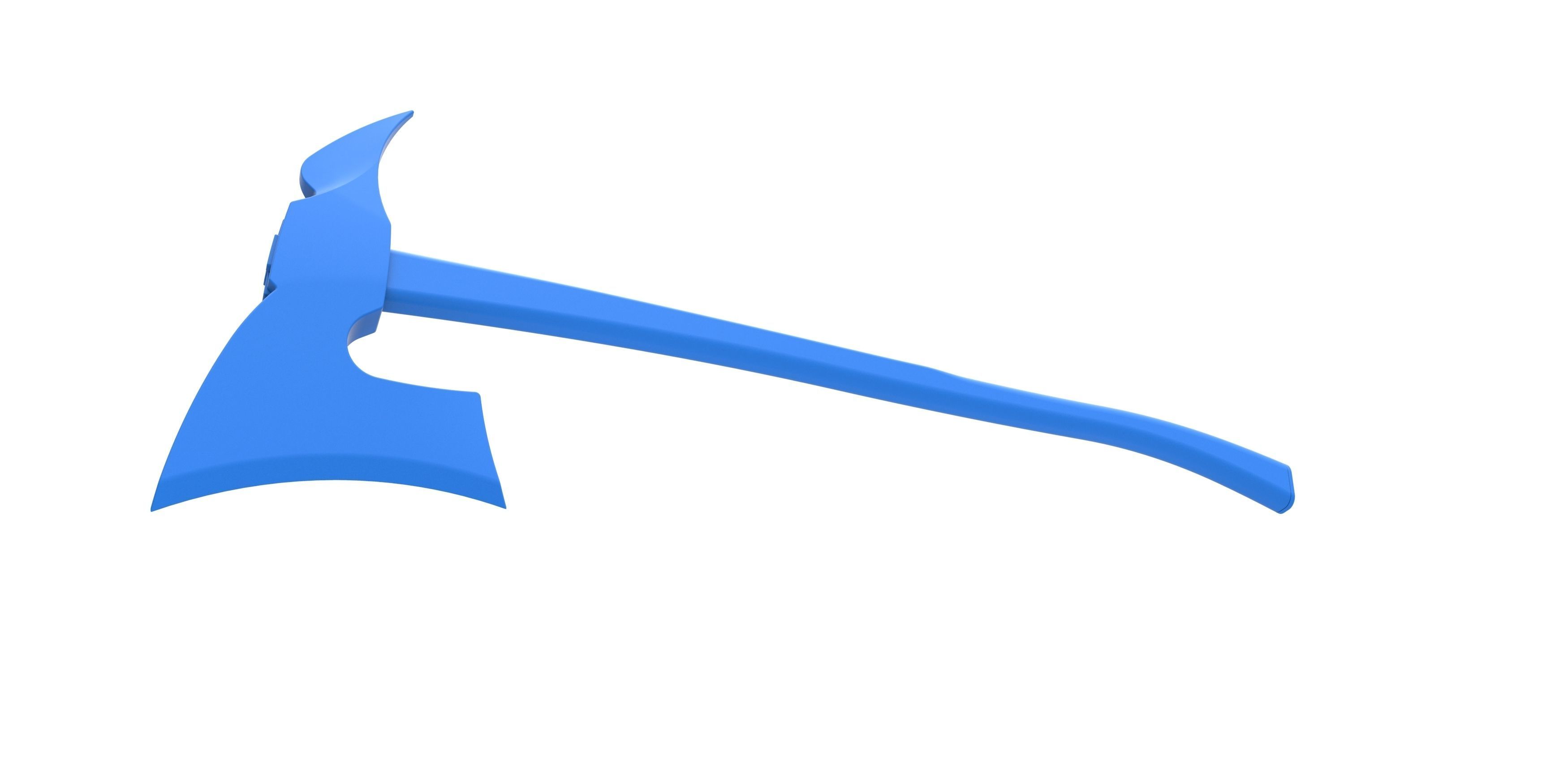 Axe of Fjall from The Witcher Blood Origin TV series 3D print model_15