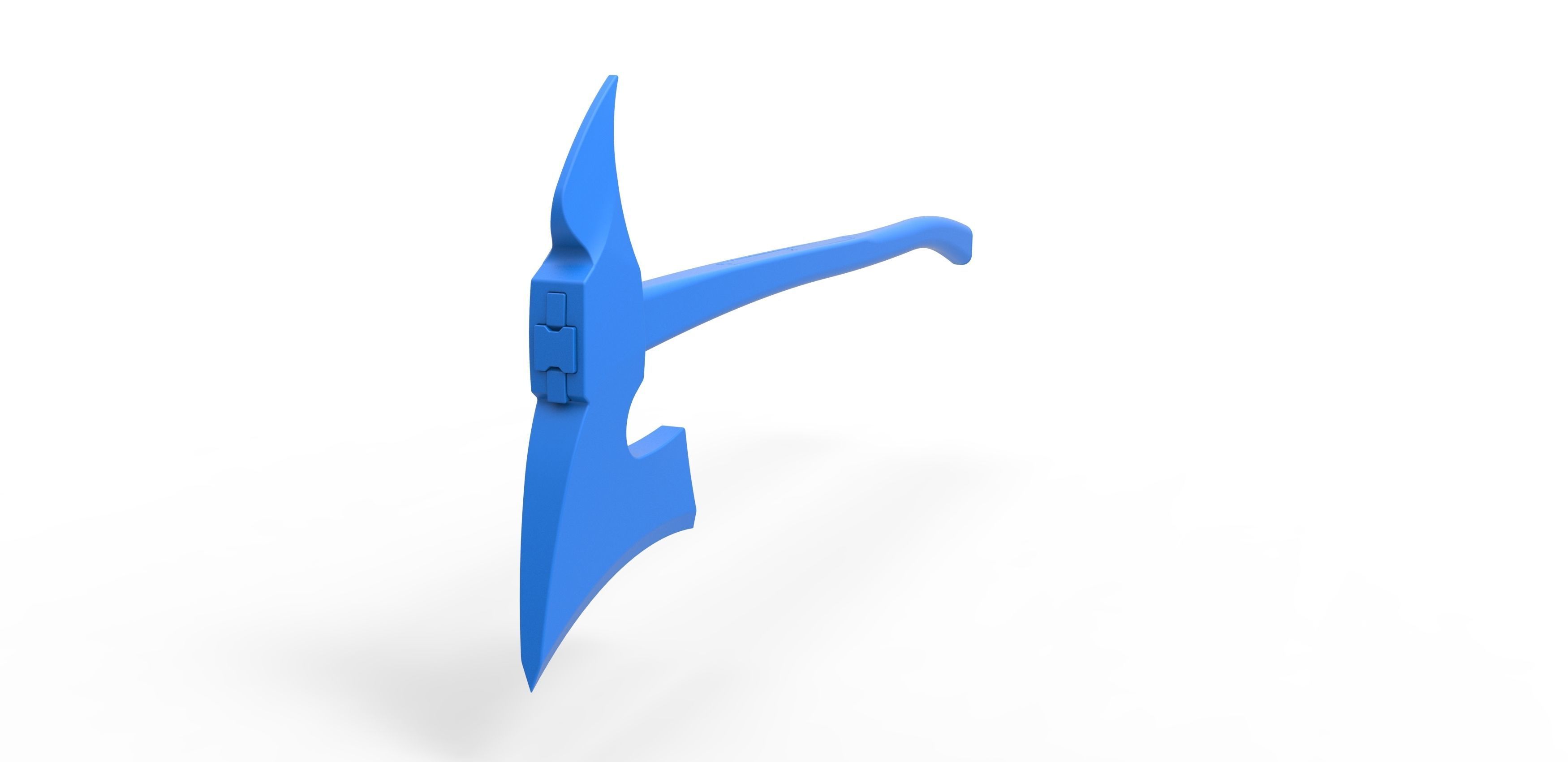 Axe of Fjall from The Witcher Blood Origin TV series 3D print model_16