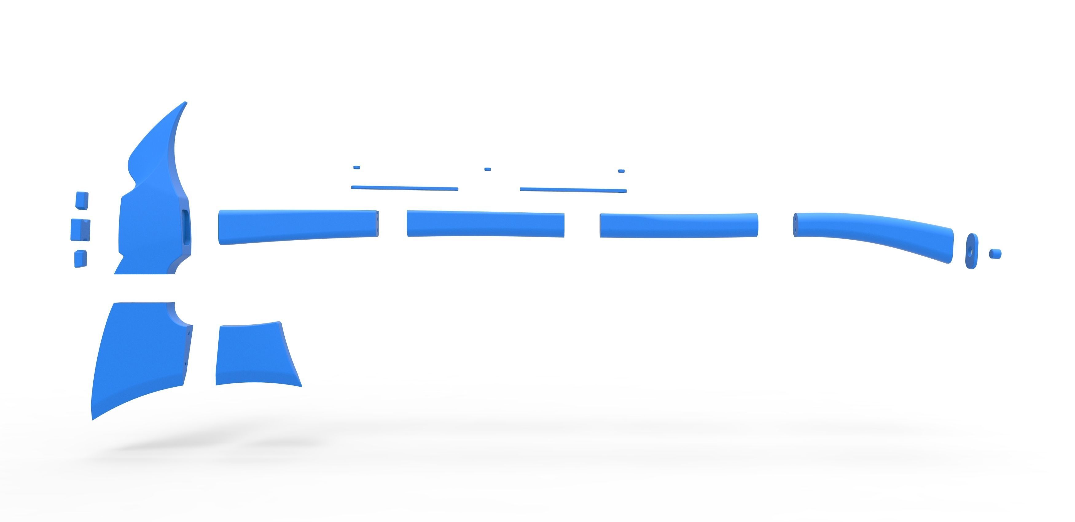 Axe of Fjall from The Witcher Blood Origin TV series 3D print model_30