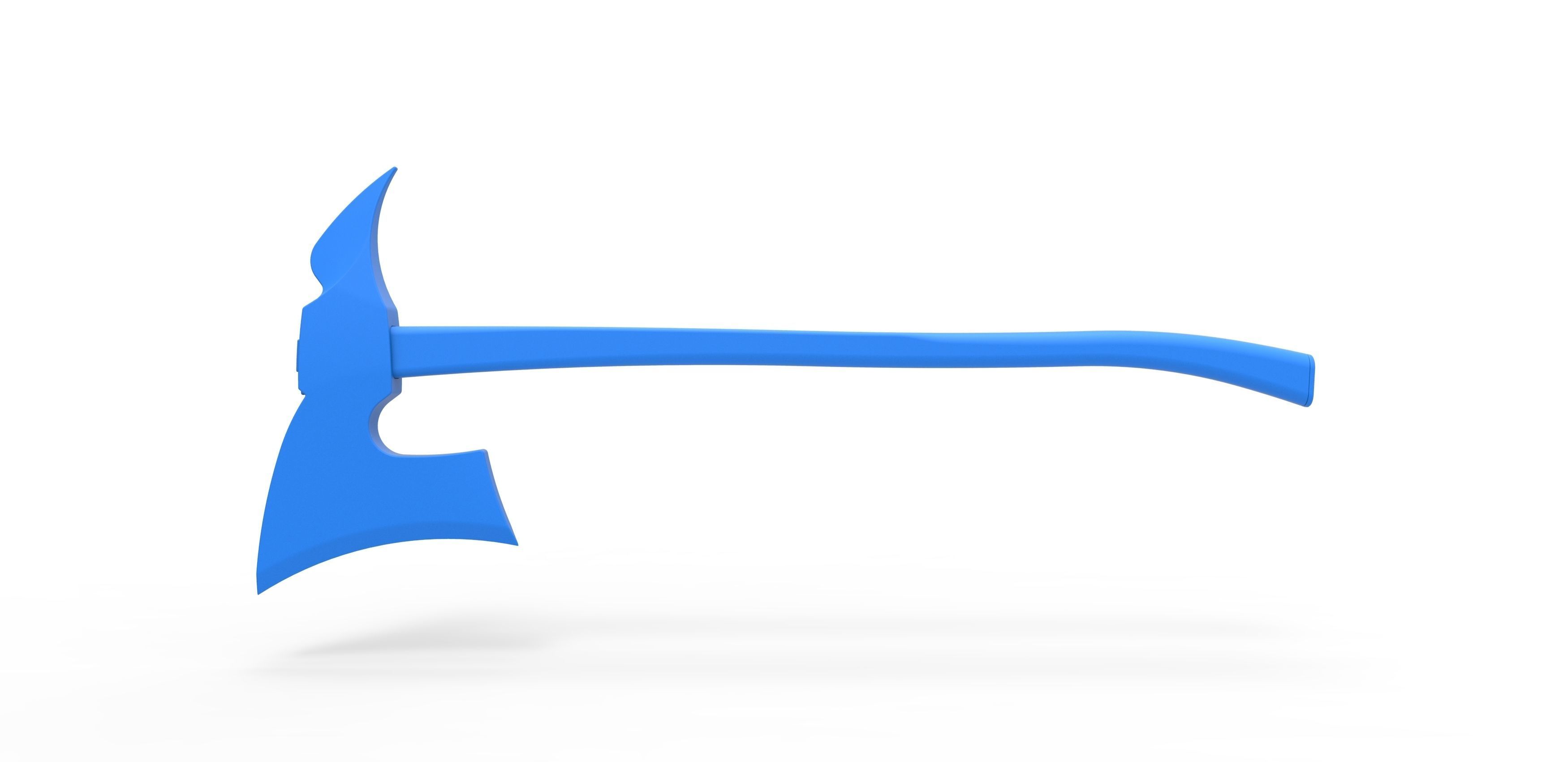 Axe of Fjall from The Witcher Blood Origin TV series 3D print model_19