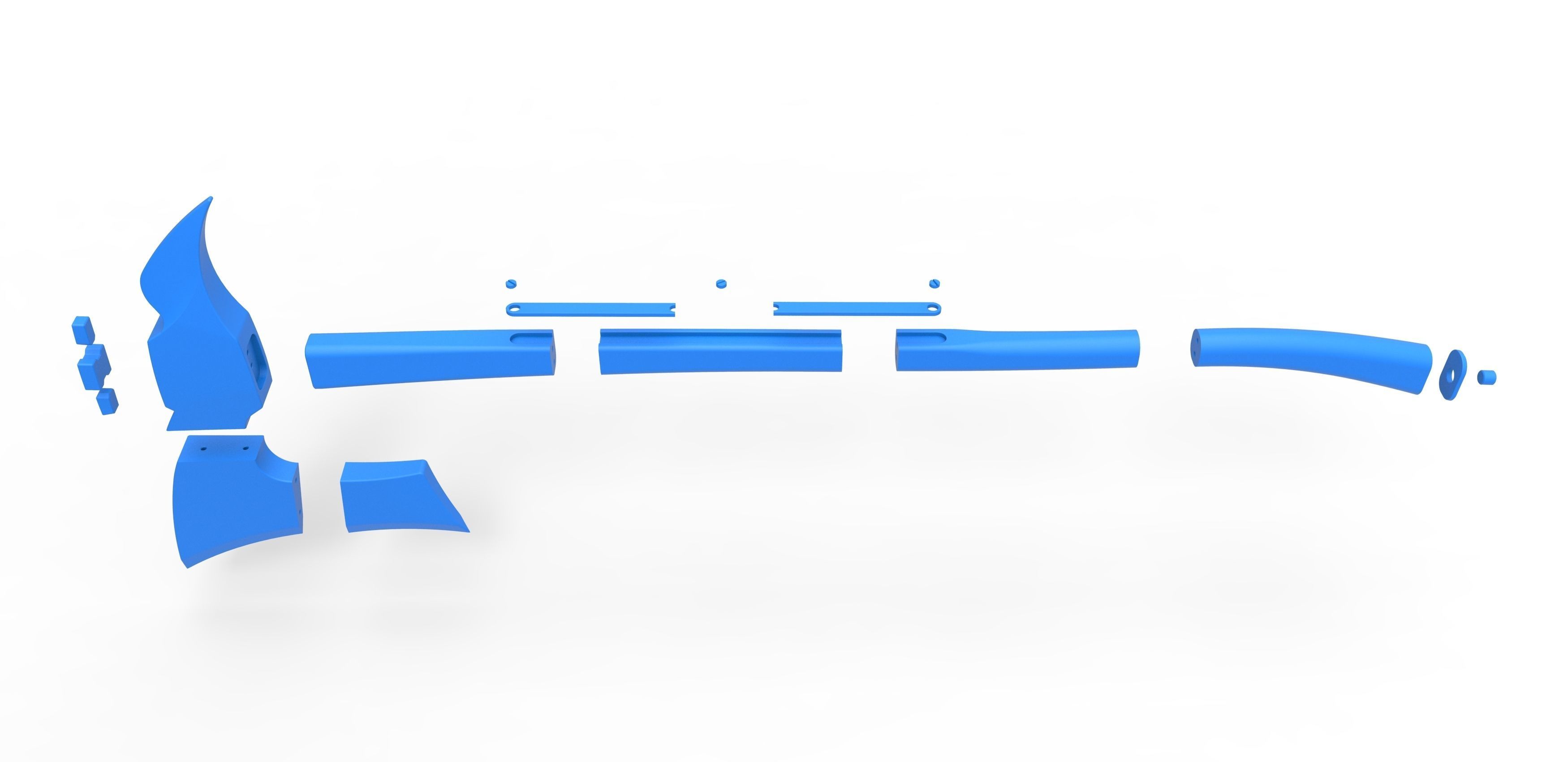 Axe of Fjall from The Witcher Blood Origin TV series 3D print model_31