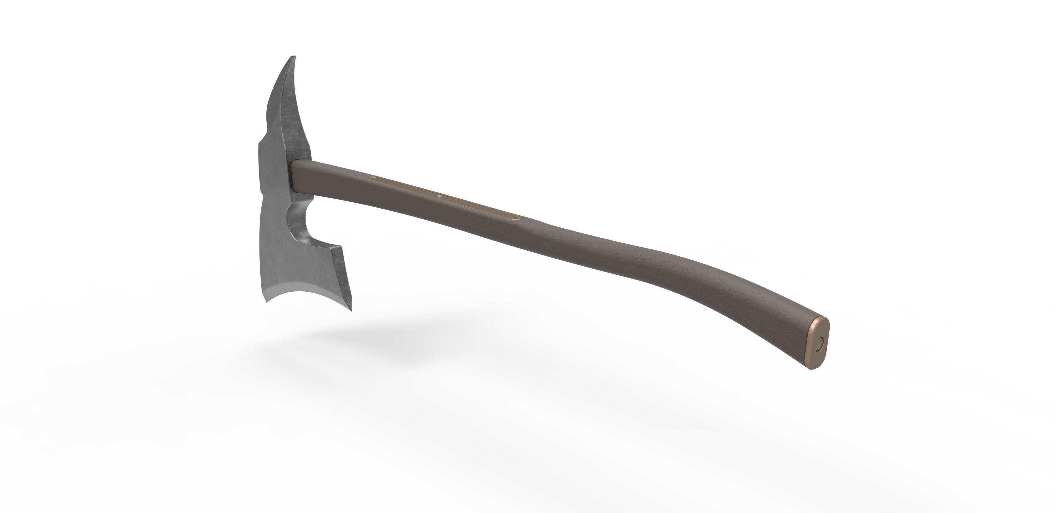 Axe of Fjall from The Witcher Blood Origin TV series 3D print model_10