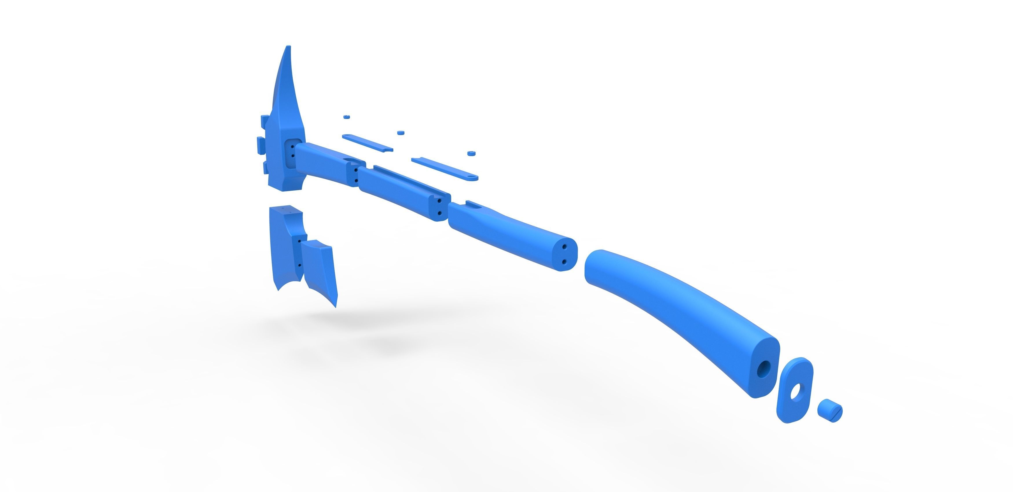 Axe of Fjall from The Witcher Blood Origin TV series 3D print model_33