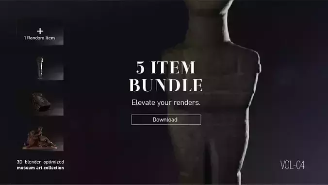 5 ITEM DECOR BUNDLE - VOL-04 