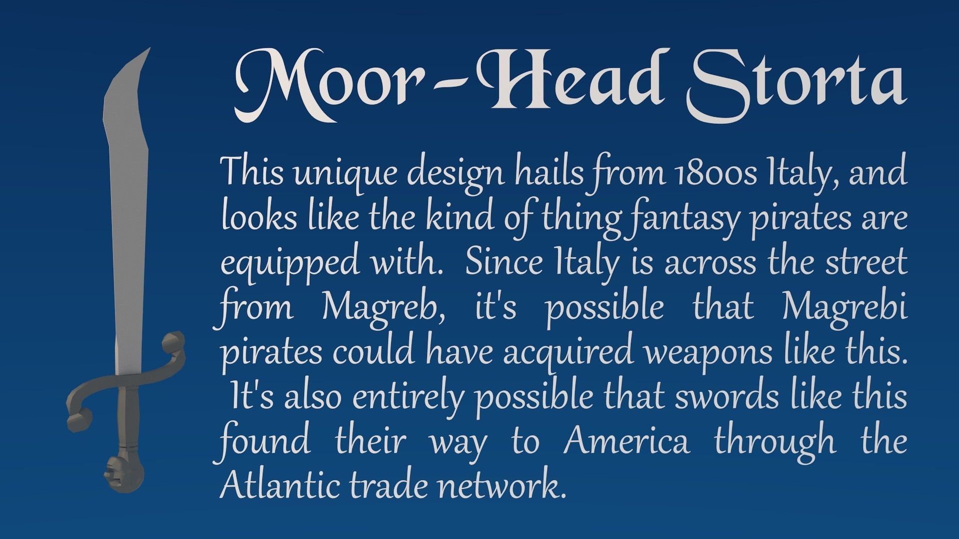 50 Low Poly Pirate Weapons Vol 02 Low-poly 3D model_15