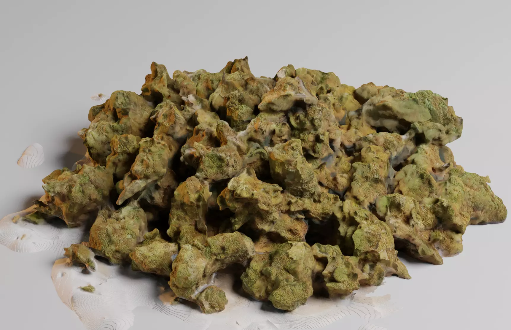 Pile of cannabis Free 3D model