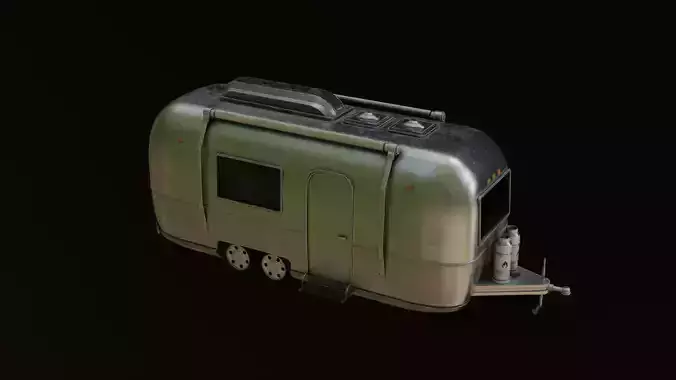 Dirty Apocalyptic Airstream Camper