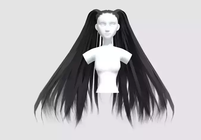 Pigtails Big Hairstyle 