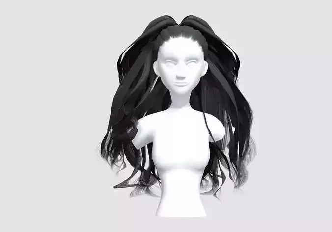 Long Pigtail Hairstyle 