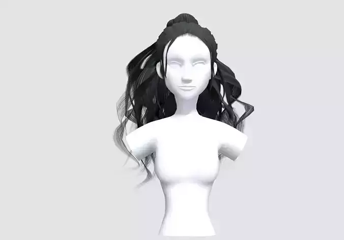 Long Curly Hairstyle 