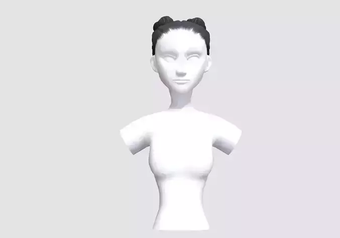 Female Bun Hairstyle 