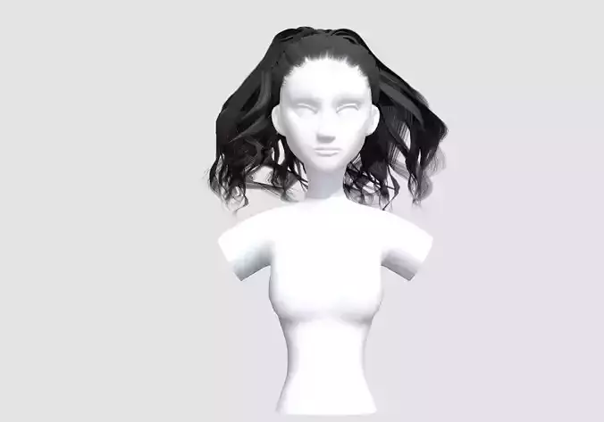 Black Pigtail Hairstyle 