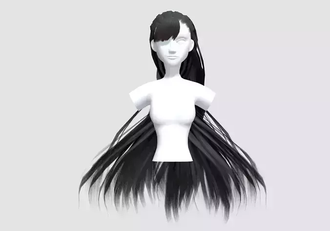 Abstract Long Hairstyle 