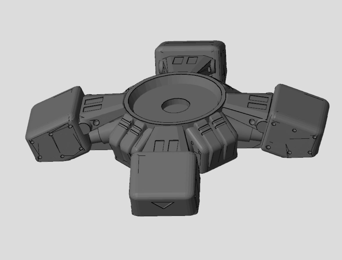 CHIBI-TECH SD - CORPORATION TAC MOUNTS 3D print model_6